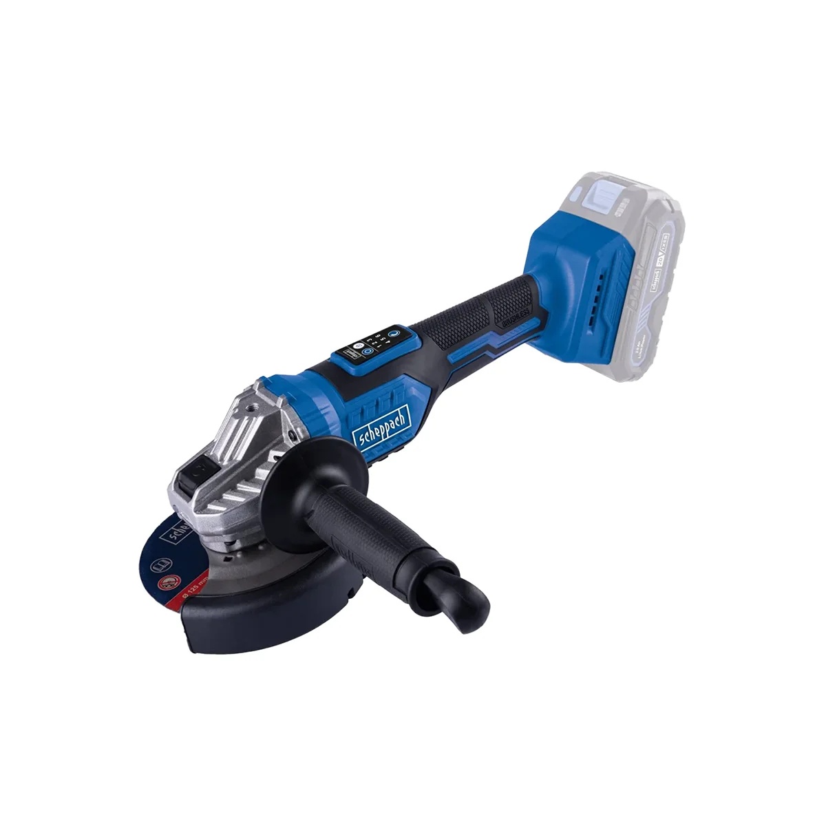 Scheppach Aku ugaona brusilica Brushless IXES BC-AG125-X – Solo +POKLON BATERIJA 2Ah I PUNJAČ