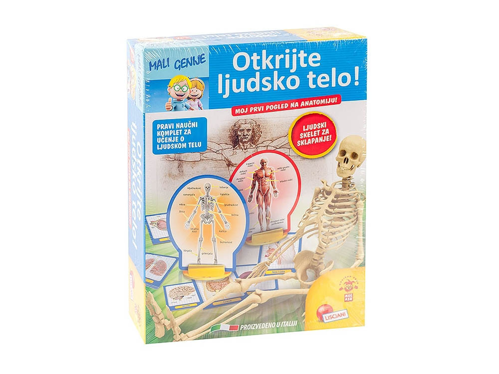 LISCIANI MALI GENIJE SR EDUKATIVNA IGRA OTKRIJTE LJUDSKO TELO