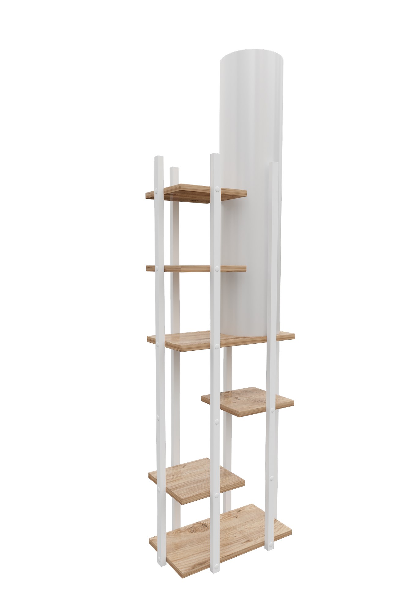 Podna lampa Vogue - ERH Bela, Prirodna