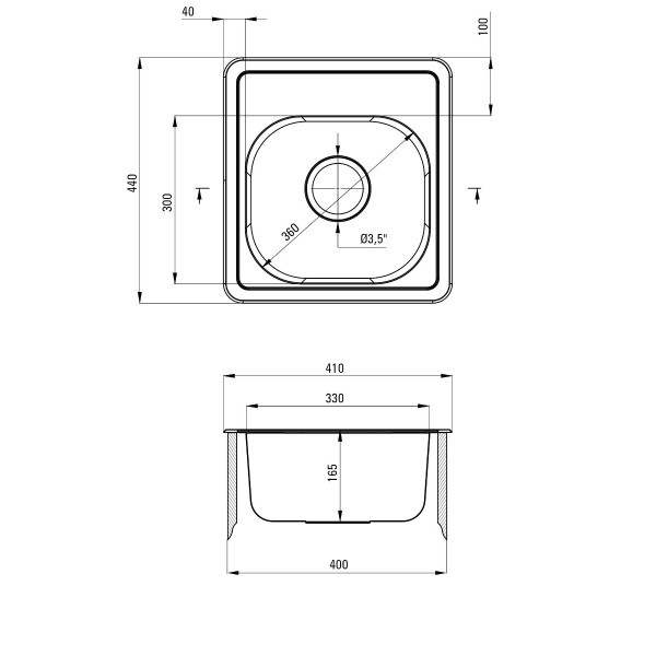 Deante Sudopera Mercato 41/IX ZHM 0100
