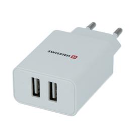 SWISSTEN CHARGER 2x USB2,1A+USBLIGHTNING1,2MBELA