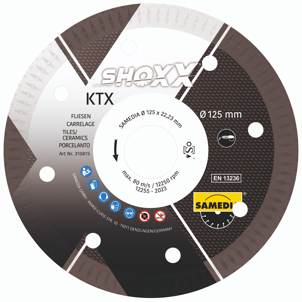 SAMEDIA SHOXX KTX Dijamantska ploča turbo