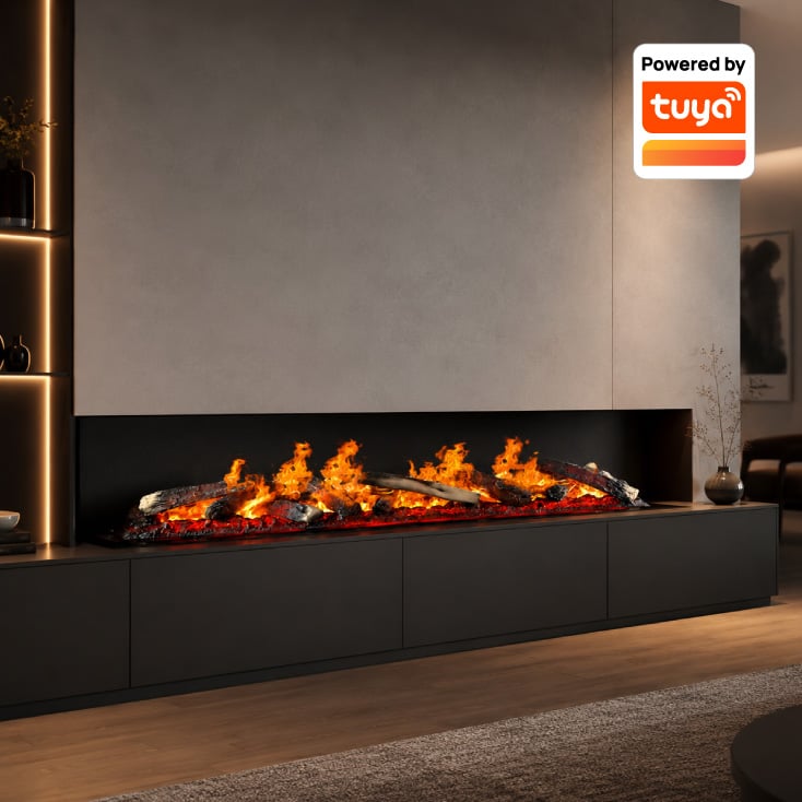 PROSTO smart ugradni dekorativni kamin sa efektom plamena na vodenu paru 1500mm