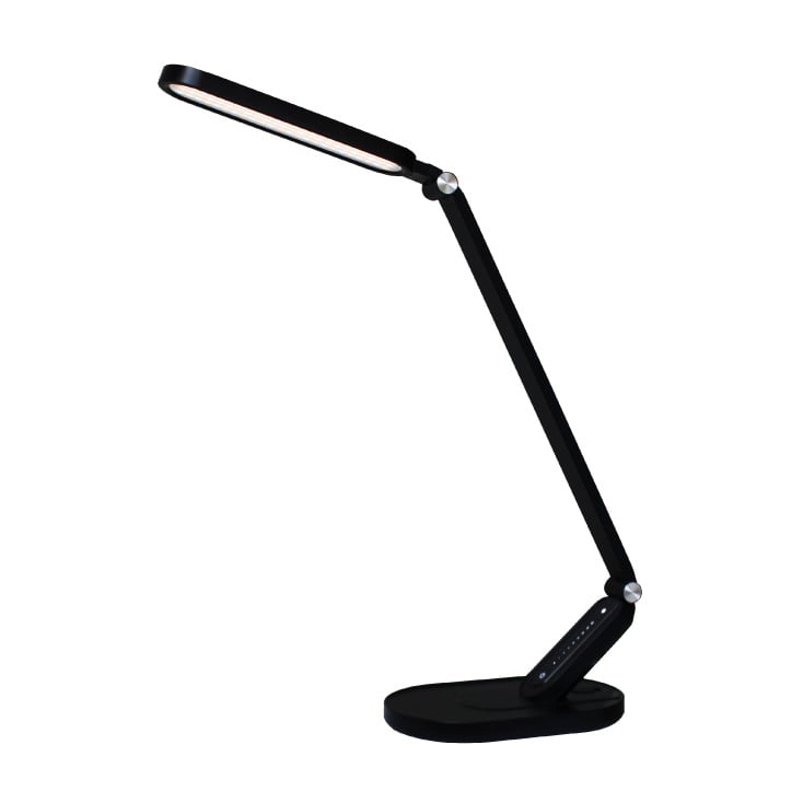 Stona LED lampa sa satom, podešavanjem svetla i USB punjenjem 10W OSRAM crna
