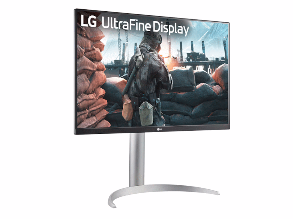 Monitor LG 27UP650K-W 27"/IPS/3840x2160/60Hz/5ms GtG/HDMIx2,DP/Freesync/pivot,visina/srebrna
