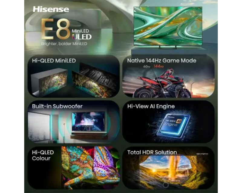 85 inča 85E8S ULED Mini LED 4K UHD Smart TV