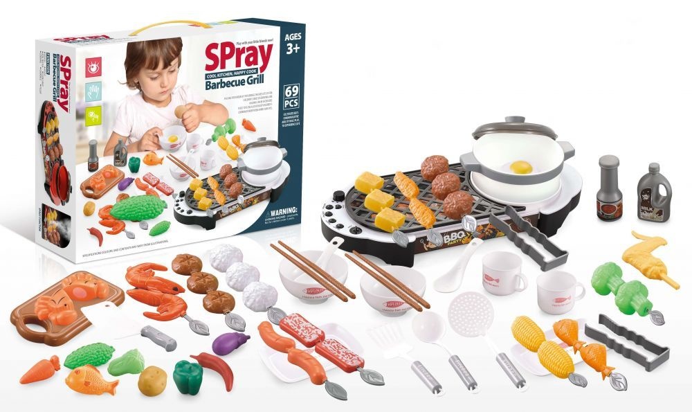 MINI KUHINJSKI ROŠTILJ ZA DECU SA DODACIMA ECOTOYS