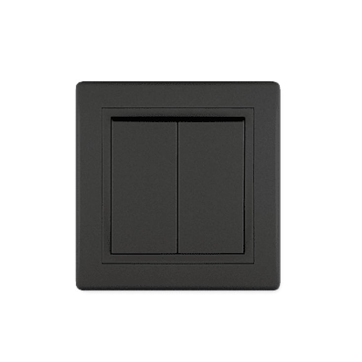 Sklopka serijska 10A 250V crna soft