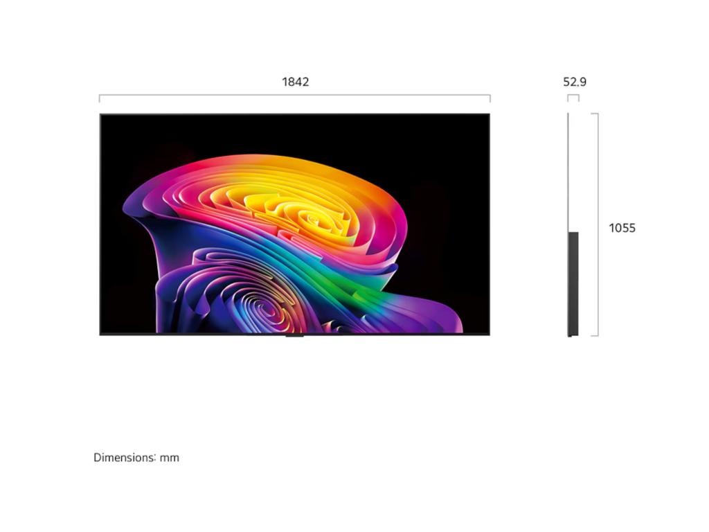 Televizor LG OLED83C61LA/OLED/83"/4K Ultra HD/smart/webOS 26/crna