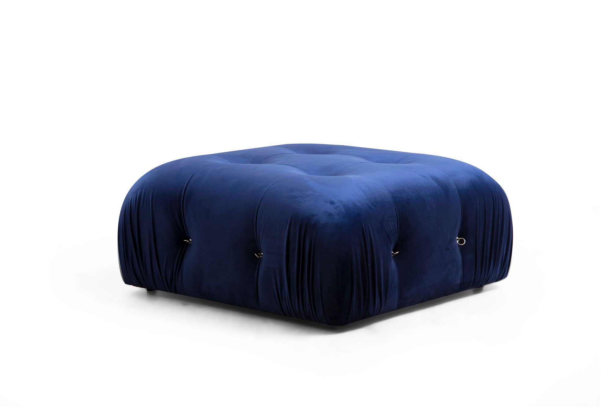 Ugaona garnitura Bubble Velvet Blue L1-O1-1R-PUF Somot plava