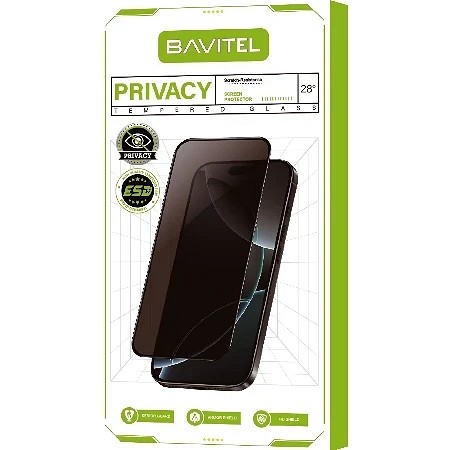 iPhone 17 Pro Max Privacy Bavitel zaštitno staklo- 9H Strong Hardness Anti-Scratch