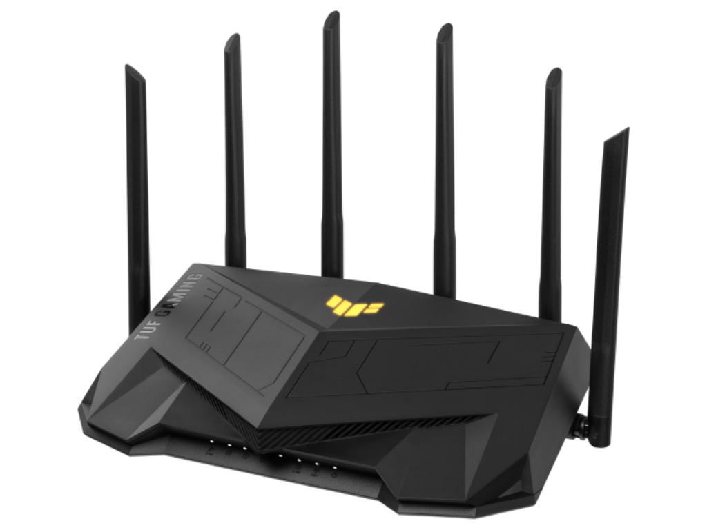 Bežicni ruter ASUS TUF-AX6000 Wi-Fi/AX6000/1148 Mbps/4804 Mbps/USB3.2/6 antena/crna