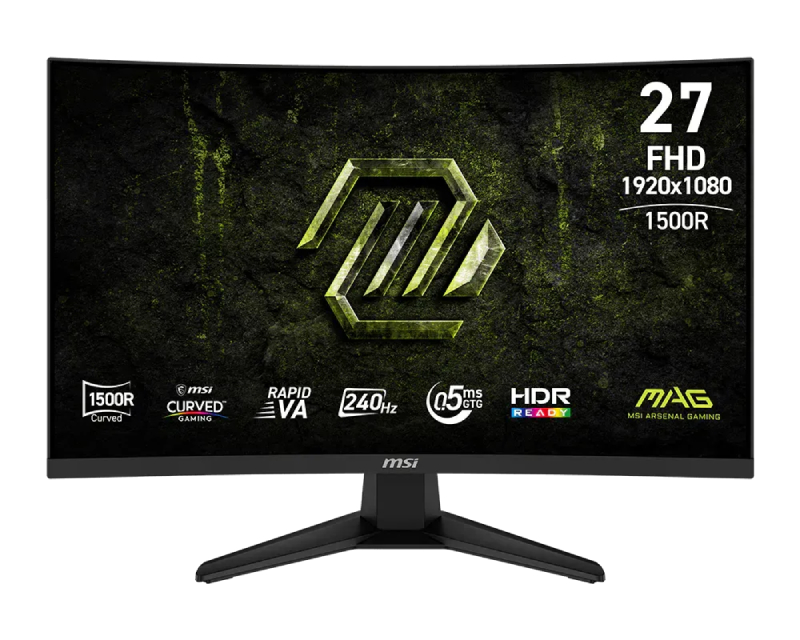 27 inča 275CF X24 MAG FHD 1920x1080 Rapid VA 240 Hz zakrivljeni gaming monitor