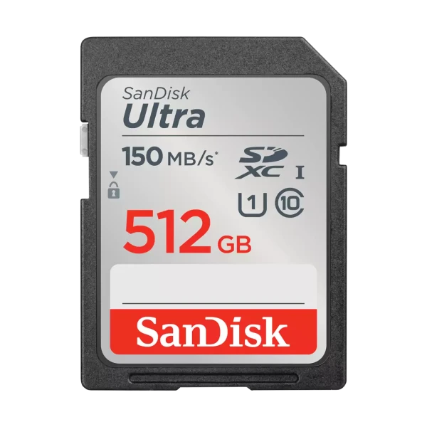 SanDisk SDXC 512GB Ultra 150MB/s Class 10 UHS-I