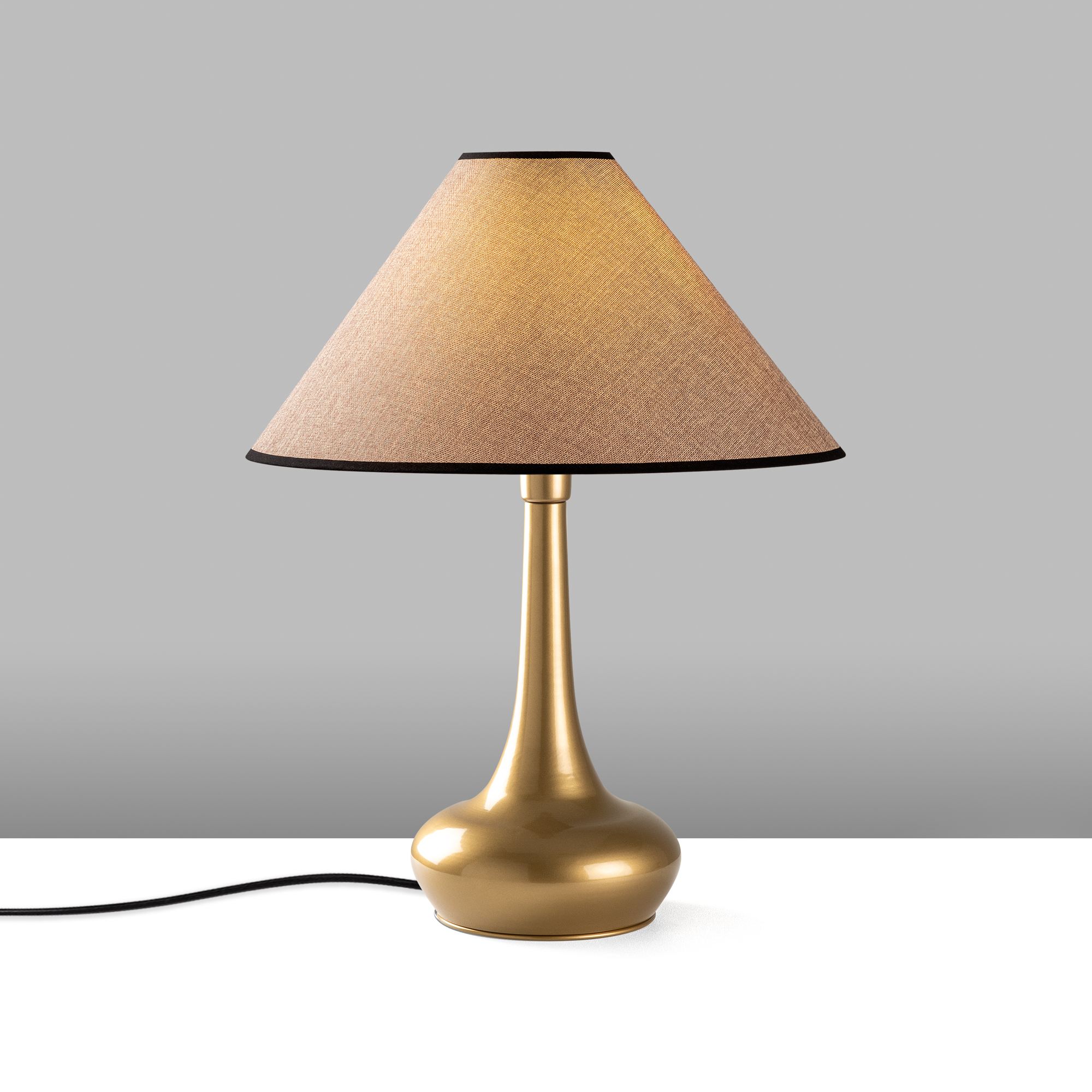 Stona lampa Luna - 15257 Zlatna, Svetlo braon