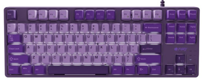FURY Keyboard Gaming Backlight Kanabo K2 TKL Violet