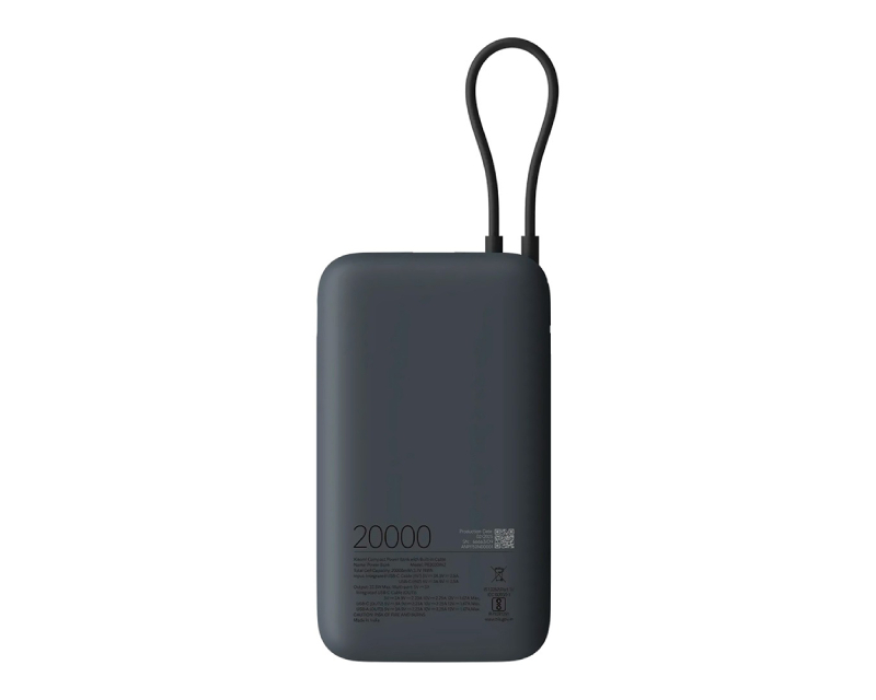 Power Bank 20000mAh (Integrated Cable) GL Dark Gray BHR9740GL