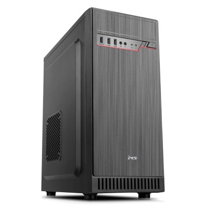 MS INDUSTRIAL Kućište FIGHTER 500W, Black