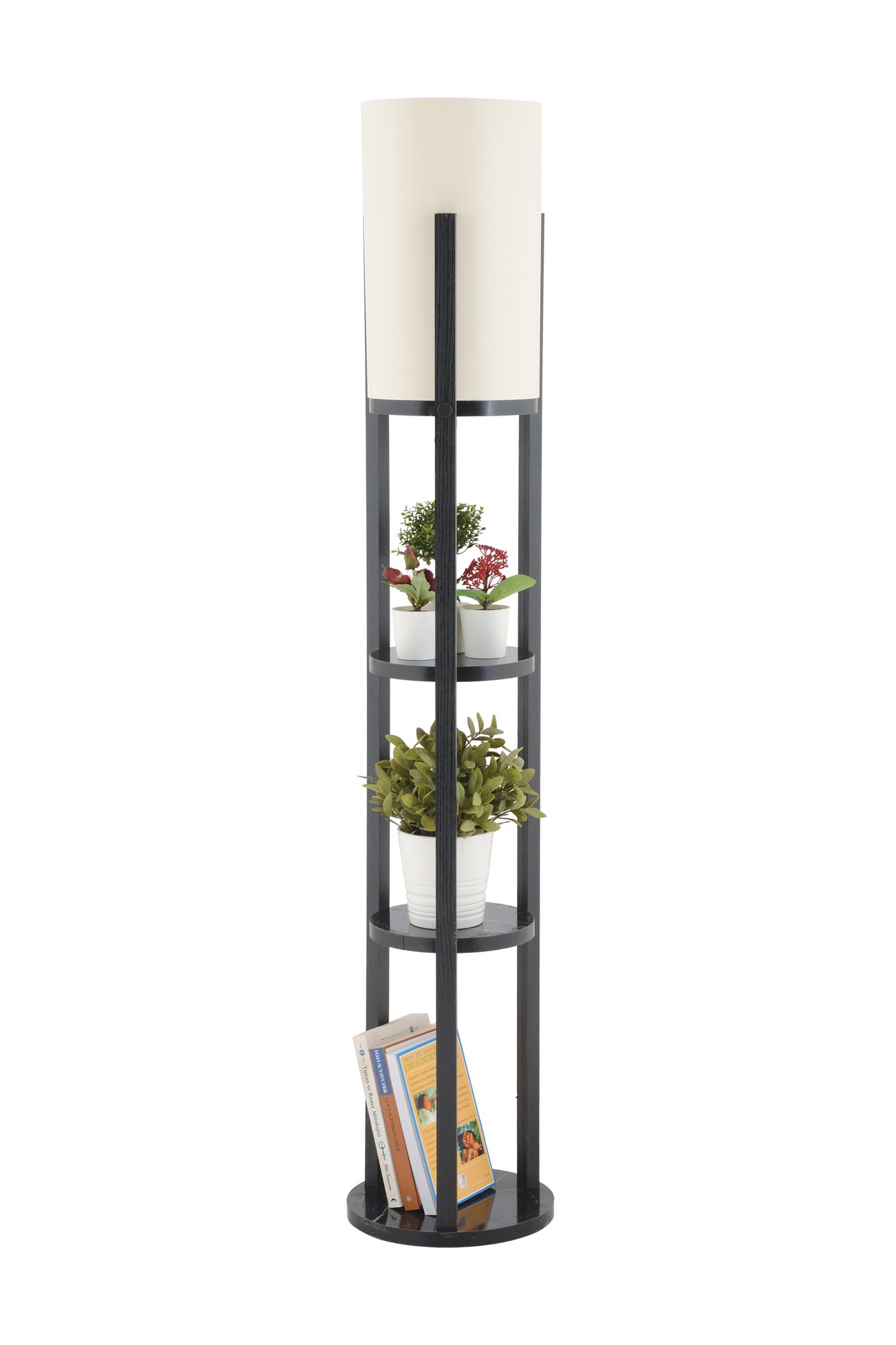 Podna lampa Circle Nora - Crna