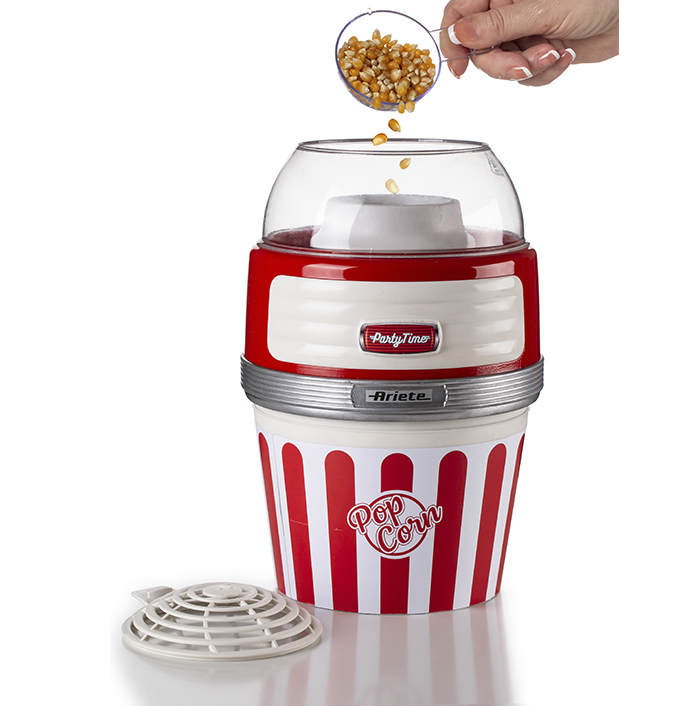 Ariete PARTY TIME, Aparat za kokice XL(2957) crveno beli