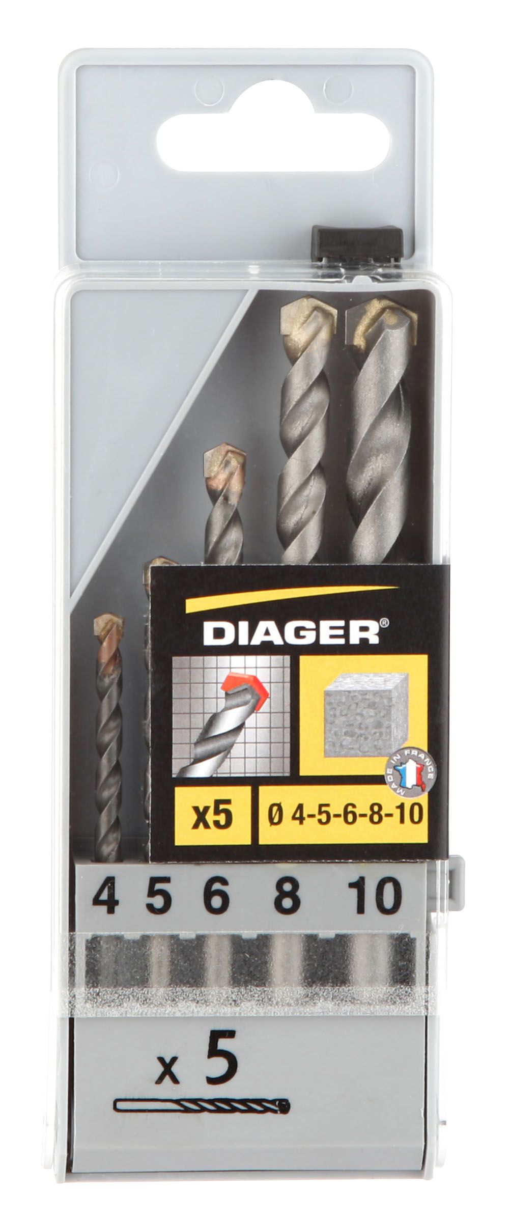 DIAGER Set burgija za beton