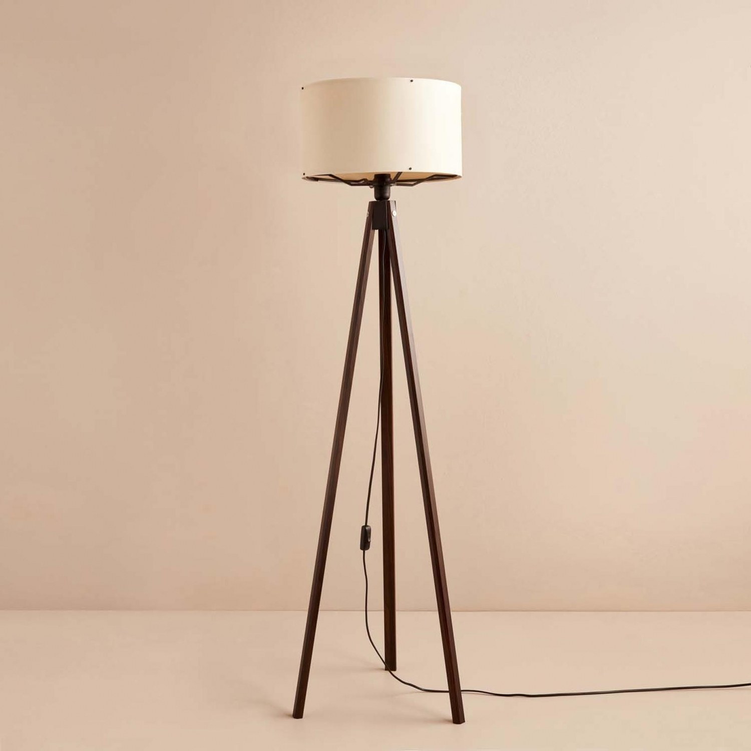 Podna lampa AYD-3451 Bela, Braon