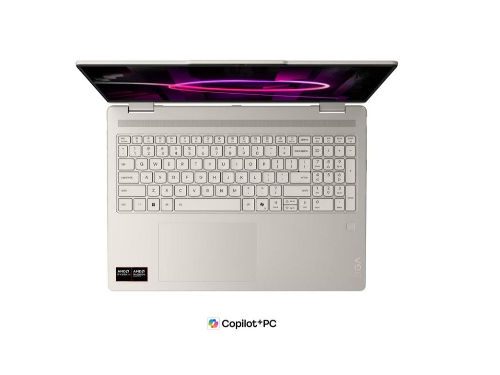 Laptop LENOVO Yoga 7 2in1 16AGP11 DOS/16" 2.8K OLED T/Ryzen AI 7 445/16GB/512GB/bkltENG/Bež/bez punj