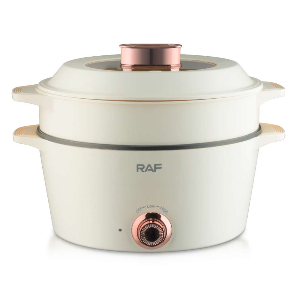 RAF R.5403W ELEKTRIČNI LONAC KRČKO BELI 1300W 7L+5L
