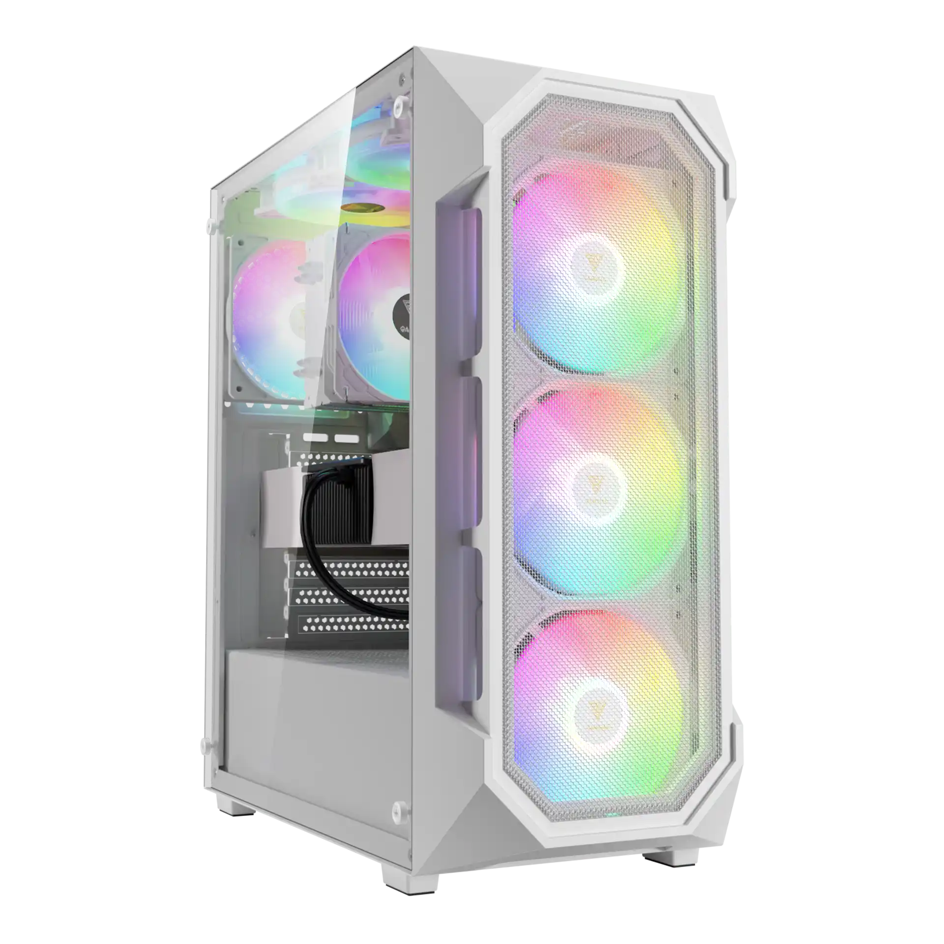 Kućište Gamdias Aura GC1 Elite ARGB belo