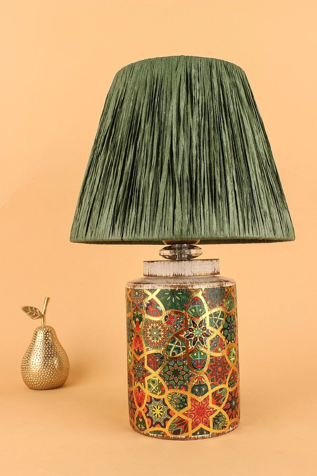 Stona lampa YL683 Zelena