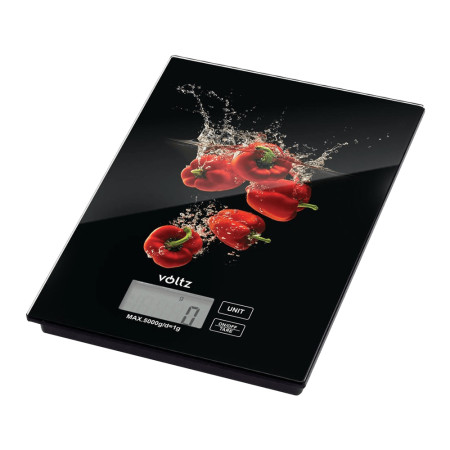 Vaga kuhinjska V51651E digitalna 5kg Deco1 Crna paprike