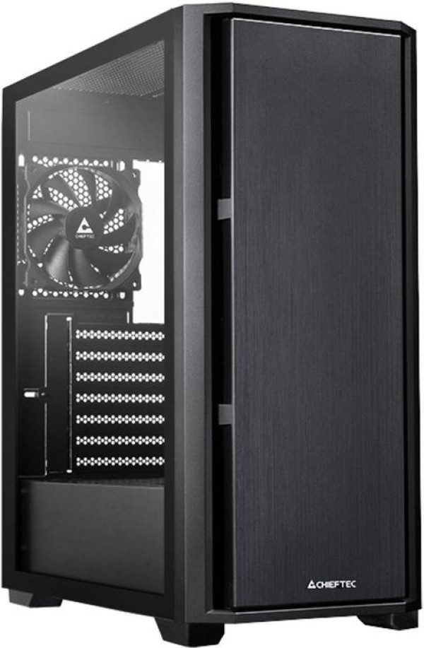 Kuciste Chieftec Pro Midi , Glass, 1x120mm TG AS-02B-TG-OP