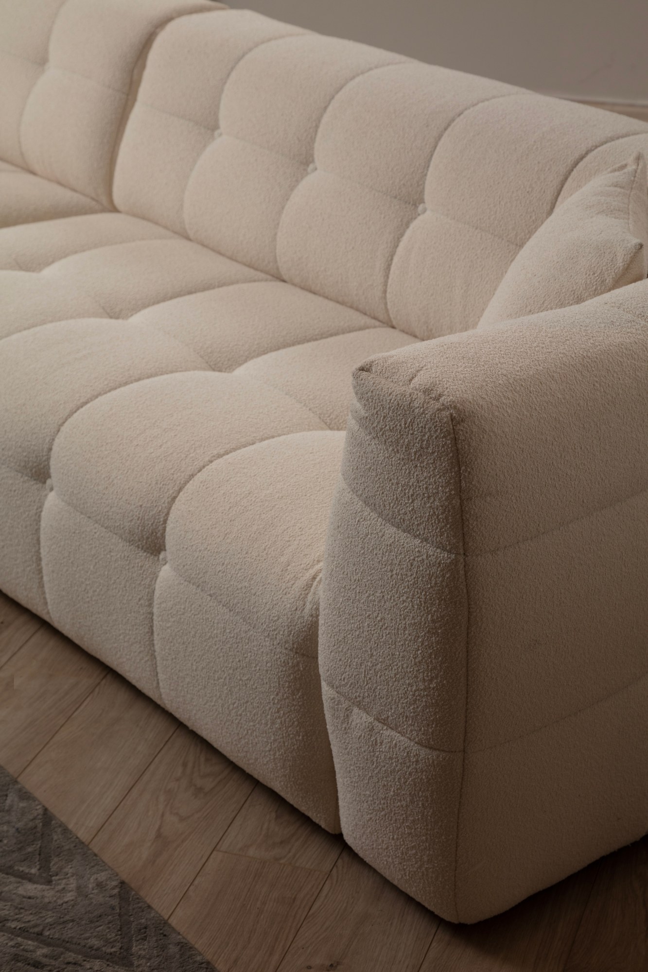 Ugaona garnitura Cady 3 Seater Left - Bež