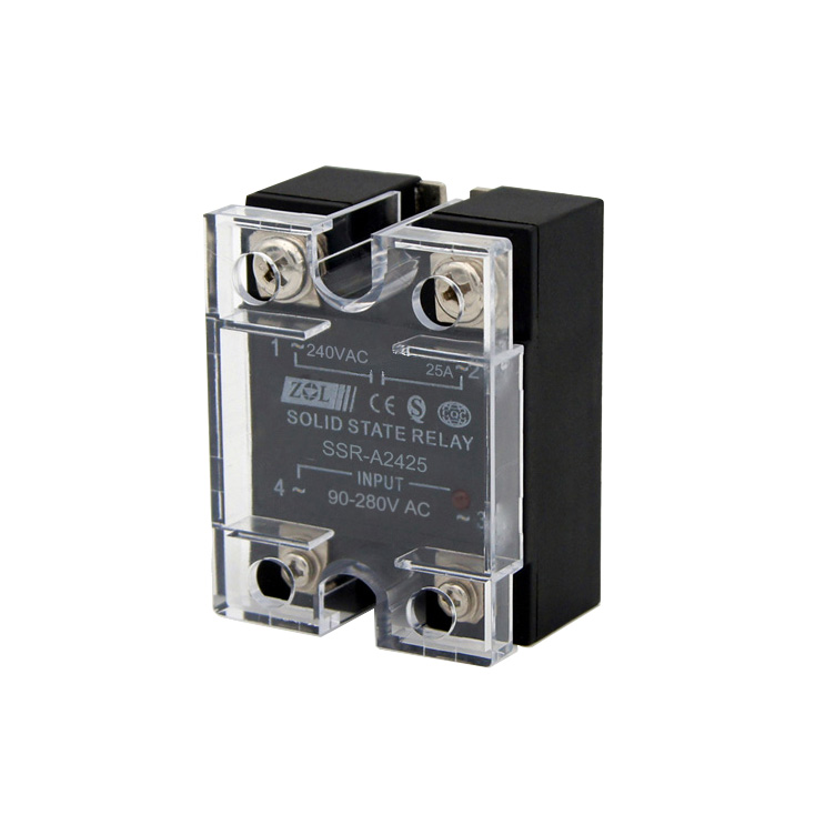 Solid state relej 1xF, 25A/240Vac, Uctr=90~280Vac