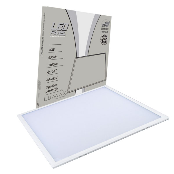 Led Panel ECO LUMUPK-40W 6500K Ugradni-Cetvrtasti 60x60 3400 lm