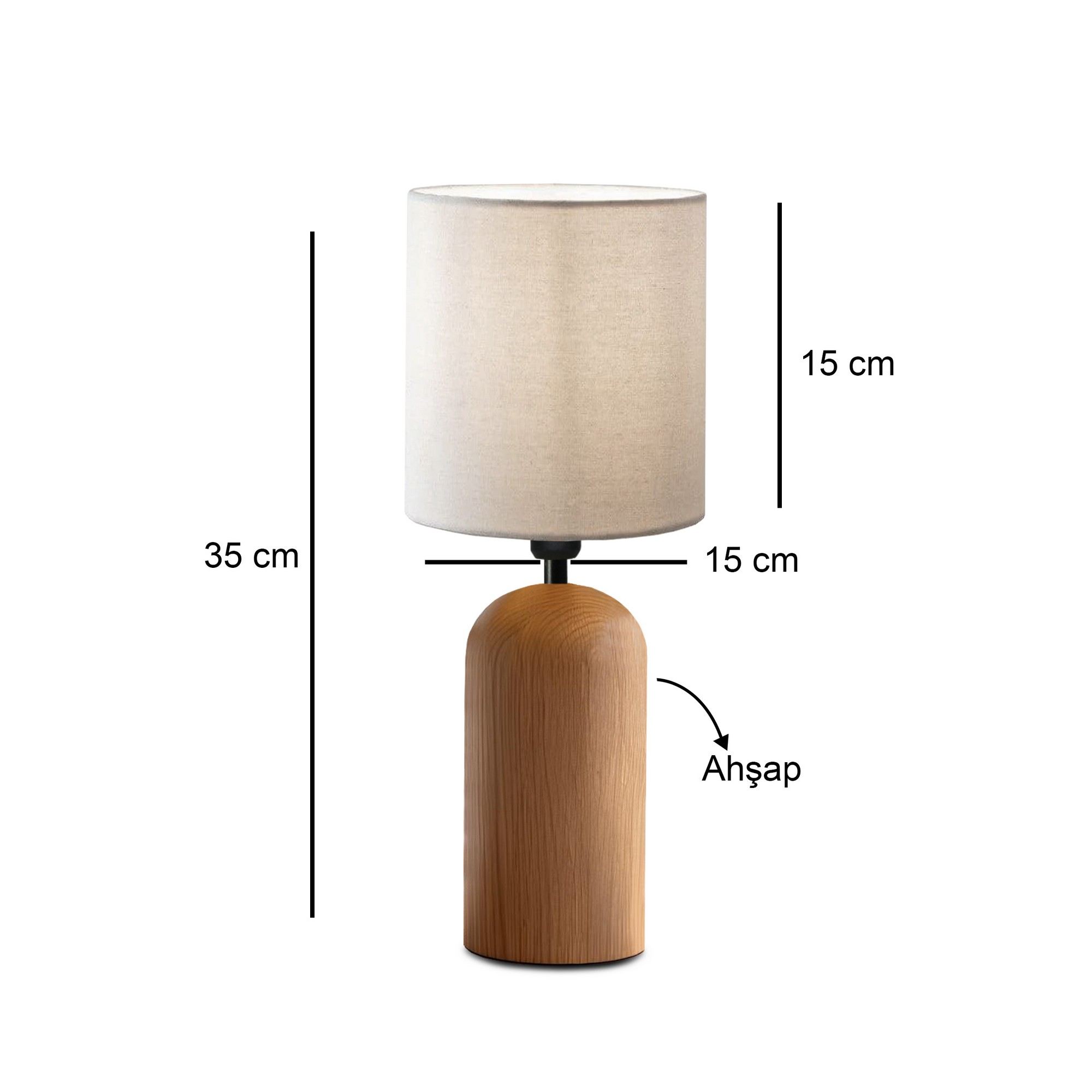 Stona lampa 241447 Krem