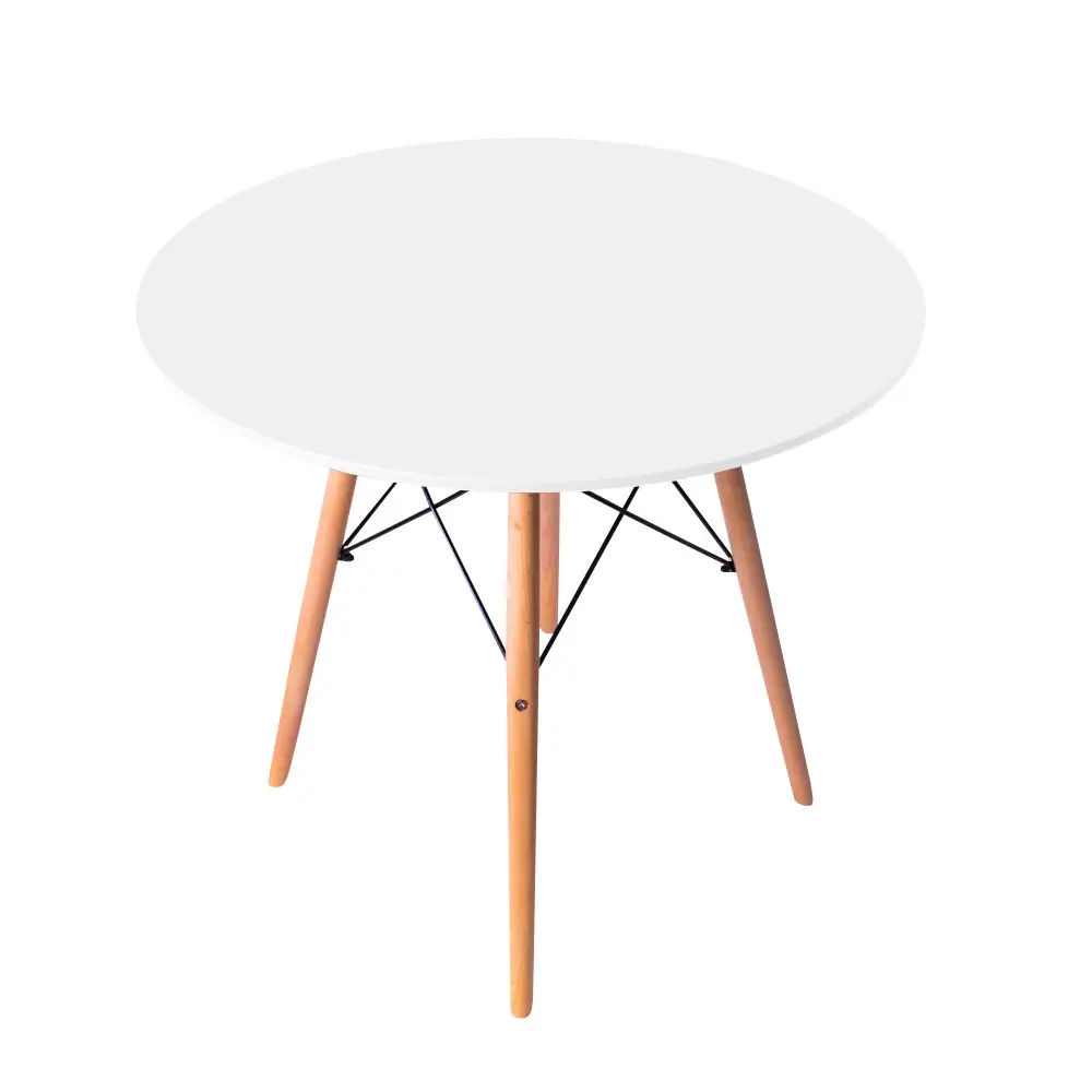 Trpezarijski Sto Beli 80 cm