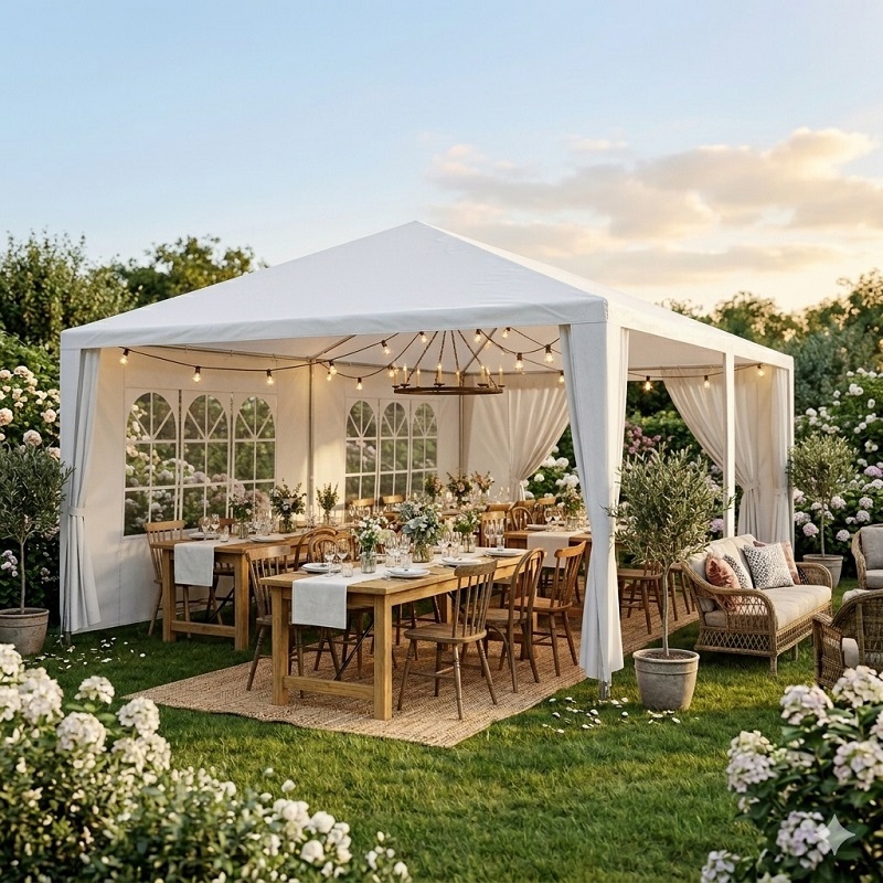 Beli Paviljon Tenda Fiesta 6x3m sa Stranicama