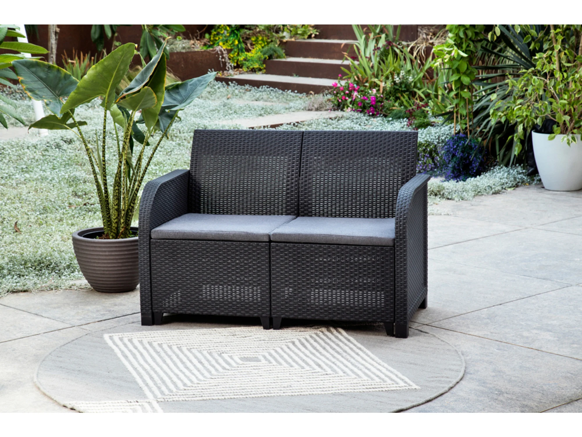 Baštenski set Rosalie 2 seater, Grafit